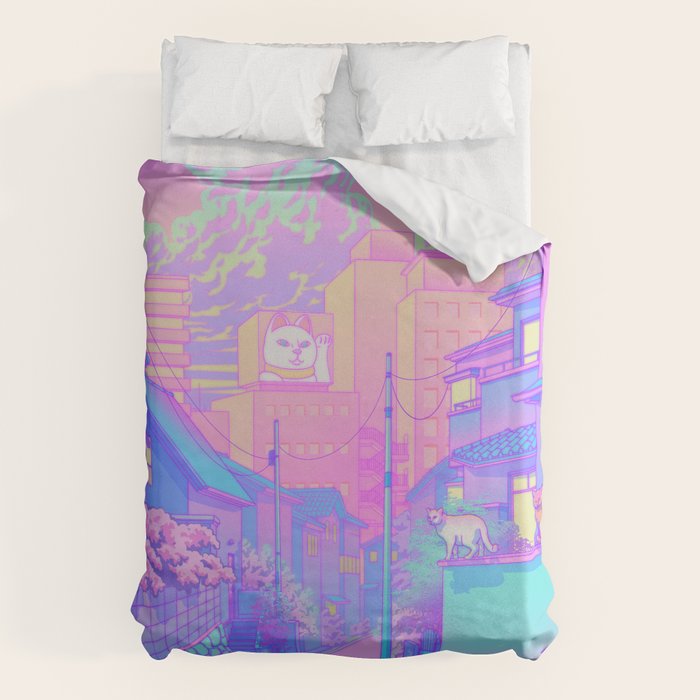 Neko City Duvet Cover Gallery Image 6