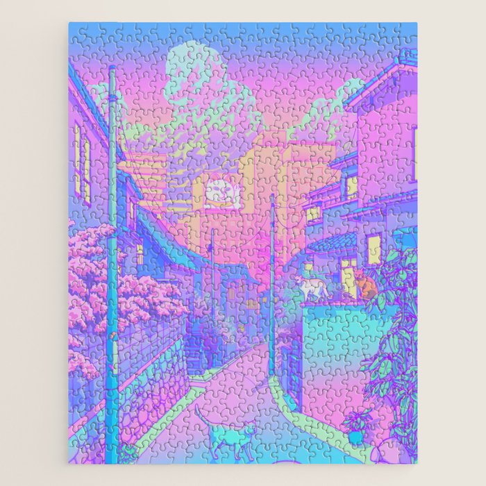 Neko City Jigsaw Puzzle