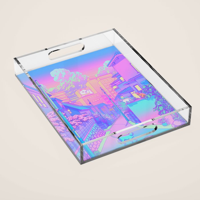 Neko City Acrylic Tray Gallery Image 1