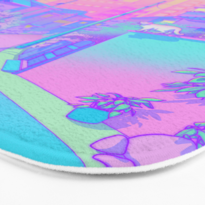 Neko City Bath Mat Gallery Image 3