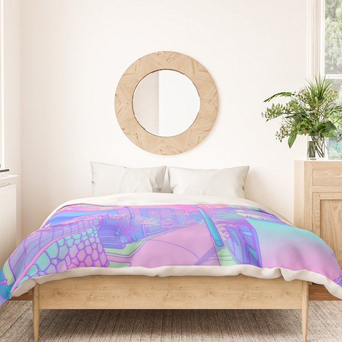 Neko City Duvet Cover Gallery Image 3
