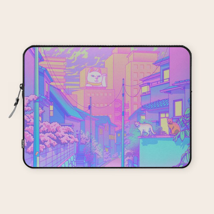 Neko City Laptop Sleeve Gallery Image 1