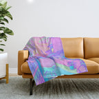Neko City Throw Blanket Gallery Image 1