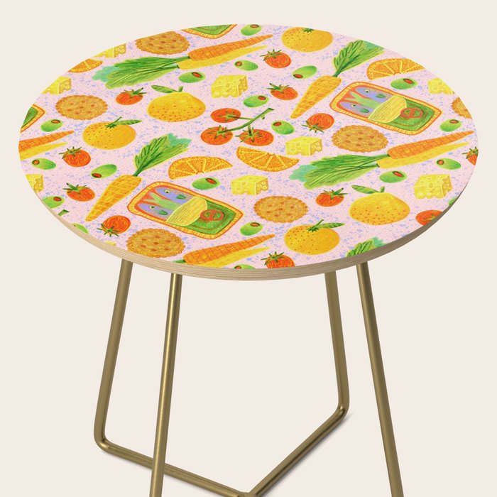 Kitchen Snacks & Apps in Berry Pink Side Table Gallery Image 2