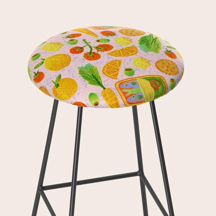 Kitchen Snacks & Apps in Berry Pink Stool Gallery Image 2