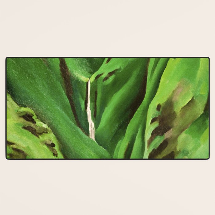Georgia O'Keeffe Waterfall No. 3 Desk Mat Gallery Image 3