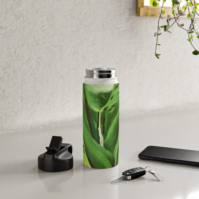 Georgia O'Keeffe Waterfall No. 3 Water Bottle Gallery Image 4