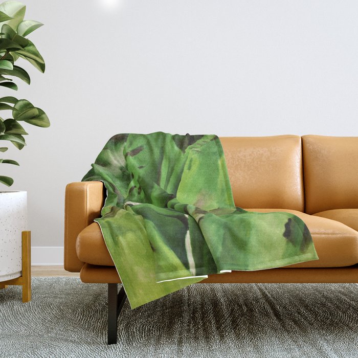 Georgia O'Keeffe Waterfall No. 3 Throw Blanket Gallery Image 1