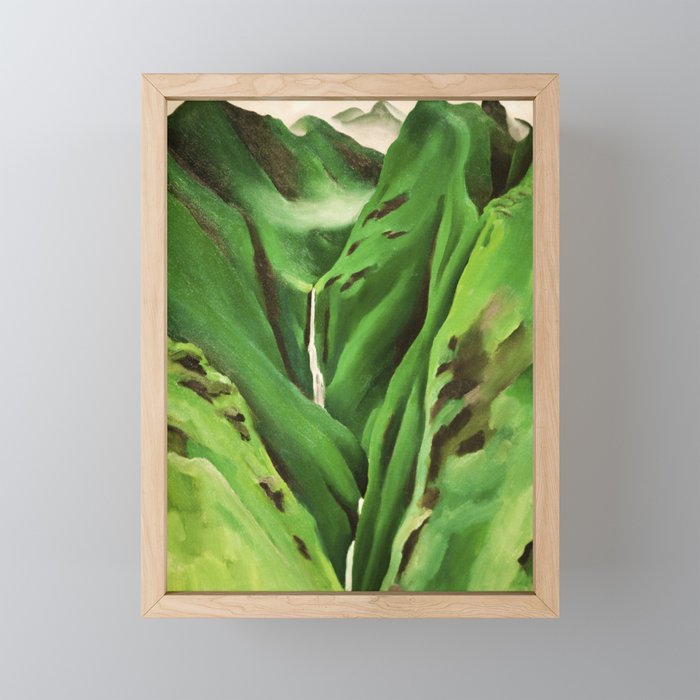 Georgia O'Keeffe Waterfall No. 3 Mini Art Print Gallery Image 1