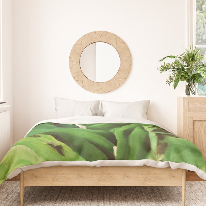 Georgia O'Keeffe Waterfall No. 3 Duvet Cover Gallery Image 3