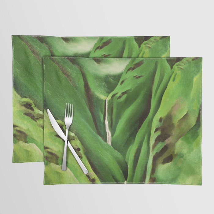 Georgia O'Keeffe Waterfall No. 3 Placemat Gallery Image 1