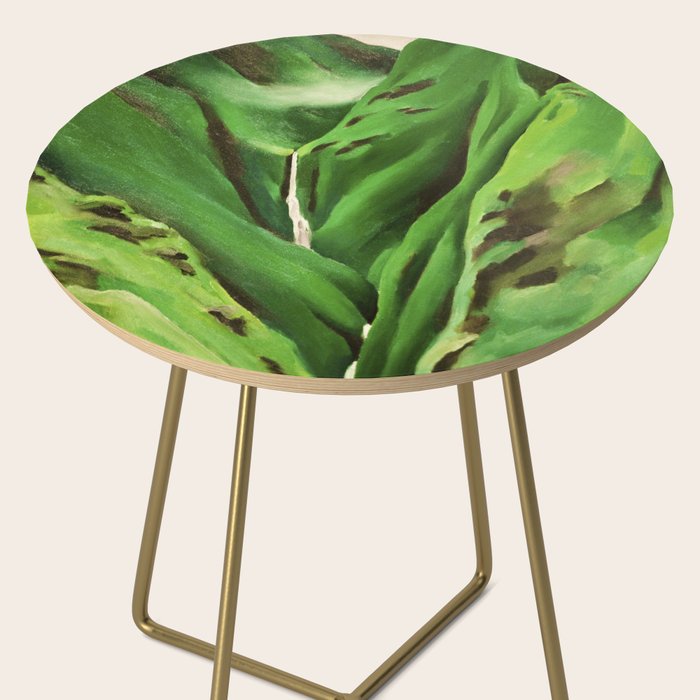 Georgia O'Keeffe Waterfall No. 3 Side Table Gallery Image 2