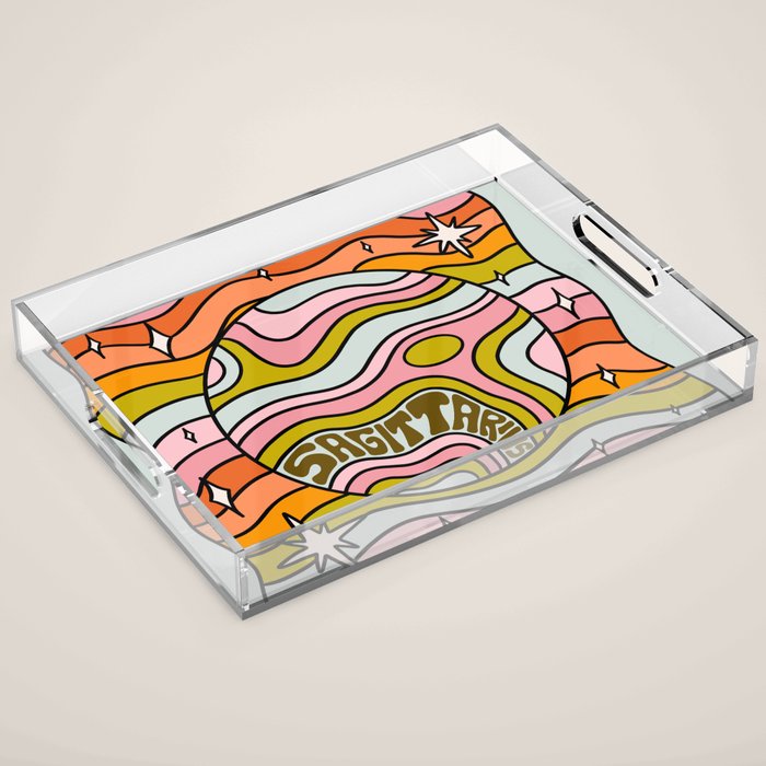 Sagittarius Planet Acrylic Tray Gallery Image 1