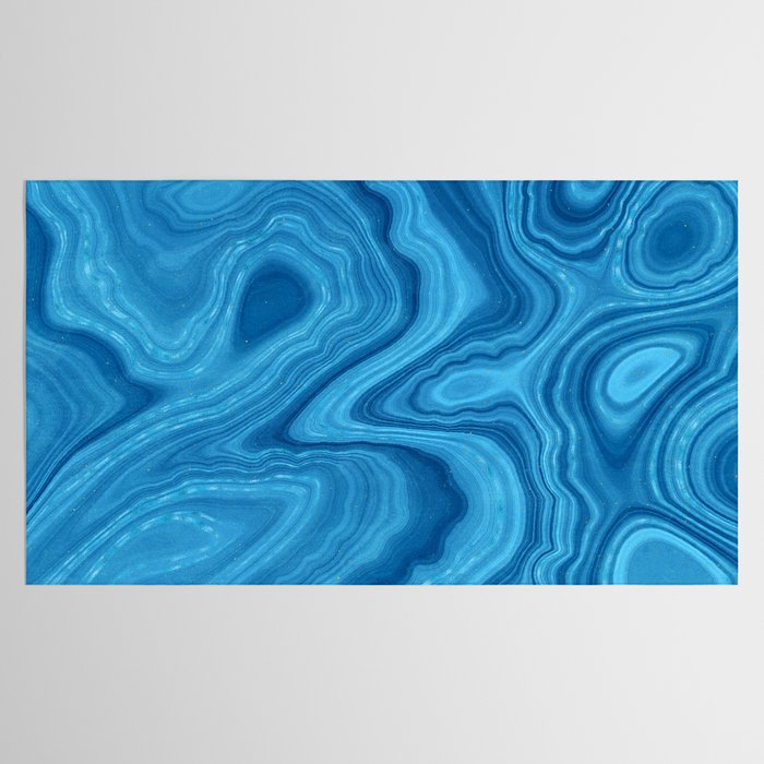 Blue Agate Texture 07 Tablecloth Gallery Image 2