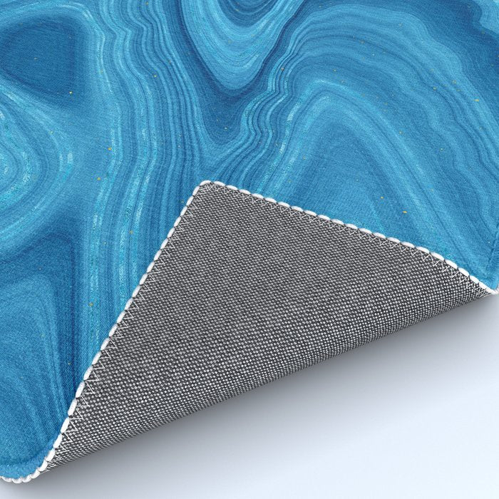 Blue Agate Texture 07 Rug Gallery Image 4