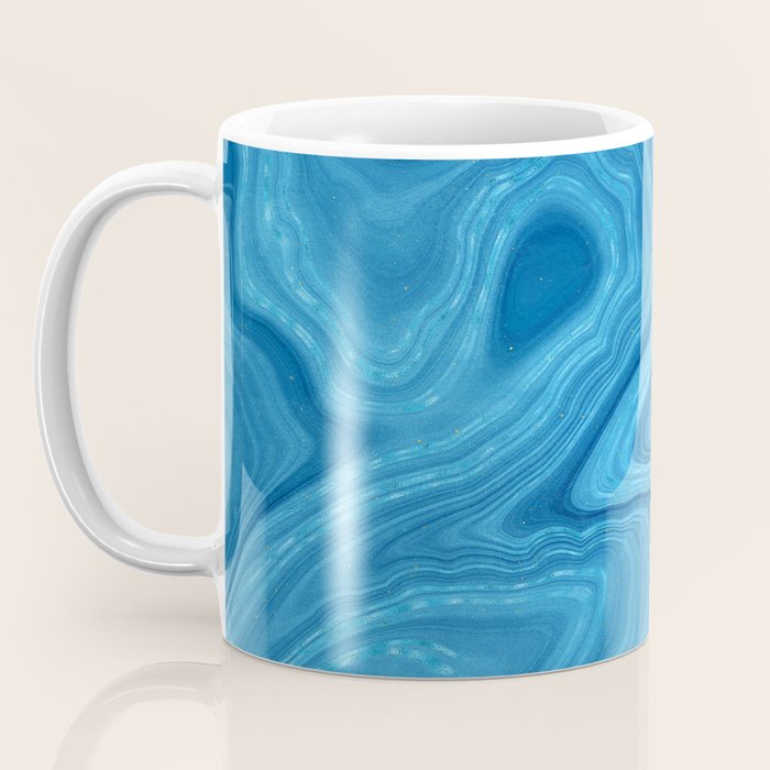 Blue Agate Texture 07 Coffee Mug Gallery Image 3