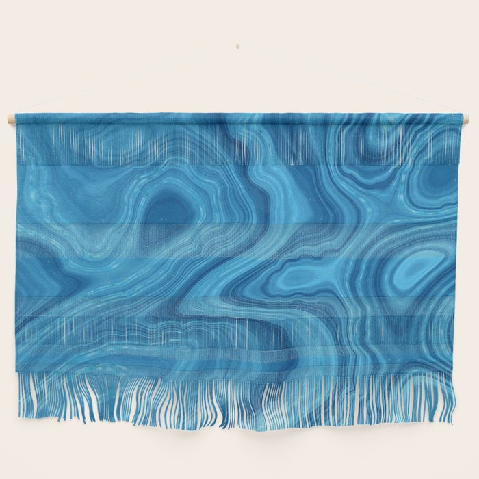 Blue Agate Texture 07 Wall Hanging Gallery Image 1