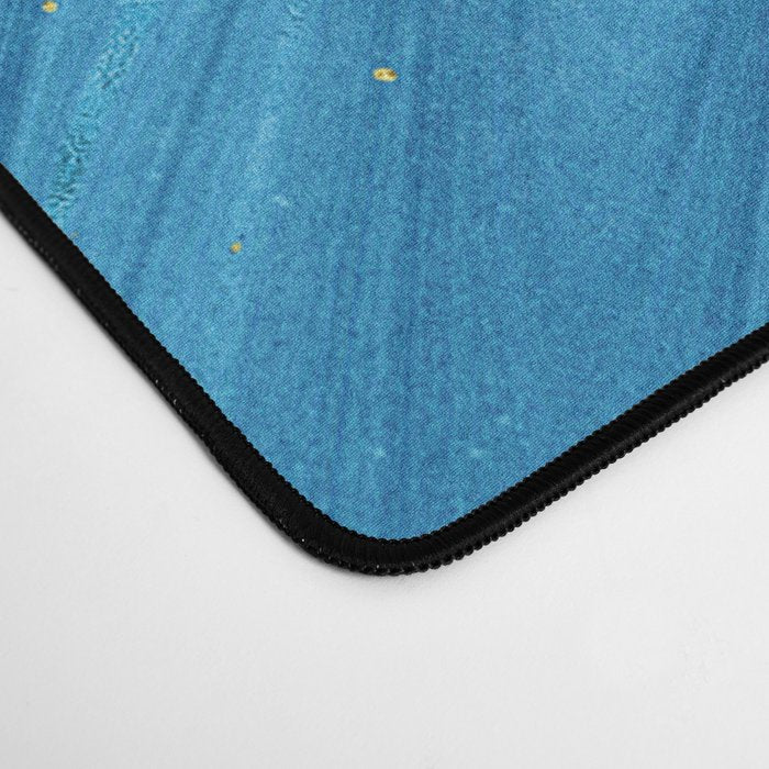 Blue Agate Texture 07 Desk Mat Gallery Image 4