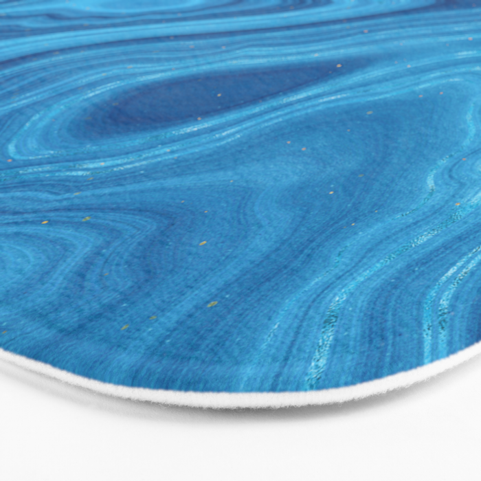 Blue Agate Texture 07 Bath Mat Gallery Image 3