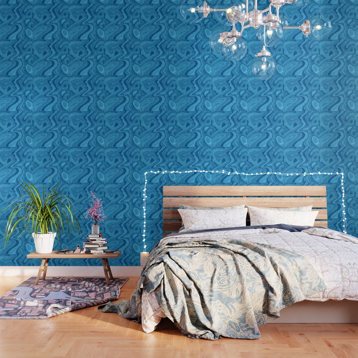 Blue Agate Texture 07 Wallpaper Gallery Image 1