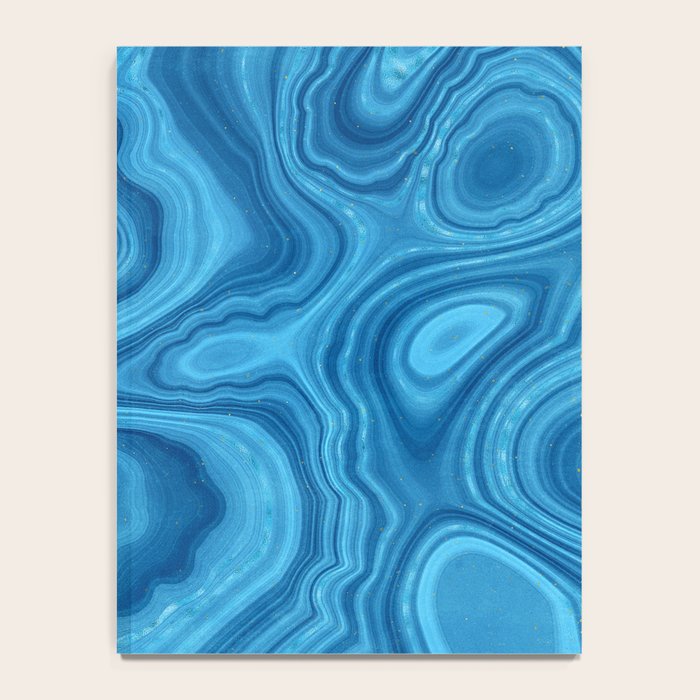 Blue Agate Texture 07 Notebook Gallery Image 4