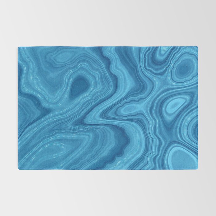 Blue Agate Texture 07 Rug Gallery Image 2