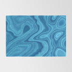 Blue Agate Texture 07 Rug Gallery Image 2