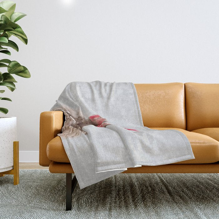 Chicken - Colorful Throw Blanket Gallery Image 1