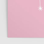 Gemini Zodiac Star Constellation Line Art Soft Pink Poster Gallery Image 3