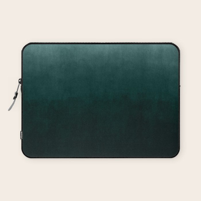 Ombre Emerald Laptop Sleeve Gallery Image 1