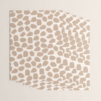 Ink Spot Pattern Buff Beige and Cream Wrapping Paper Gallery Image 3