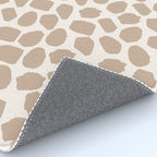 Ink Spot Pattern Buff Beige and Cream Rug Gallery Image 4