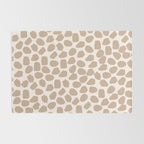 Ink Spot Pattern Buff Beige and Cream Rug Gallery Image 2