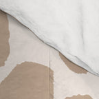 Ink Spot Pattern Buff Beige and Cream Comforter Gallery Image 4