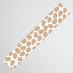 Ink Spot Pattern Buff Beige and Cream Table Runner Gallery Image 3