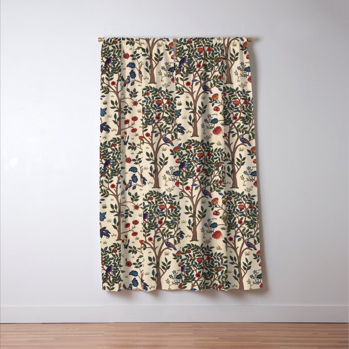 William Morris "Kelmscott Tree" 1. Window Curtain Gallery Image 3