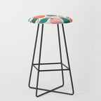 Strawberry Fields - Teal Stool Gallery Image 1