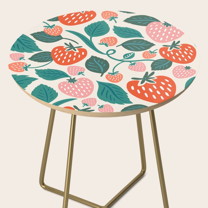 Strawberry Fields - Teal Side Table Gallery Image 2