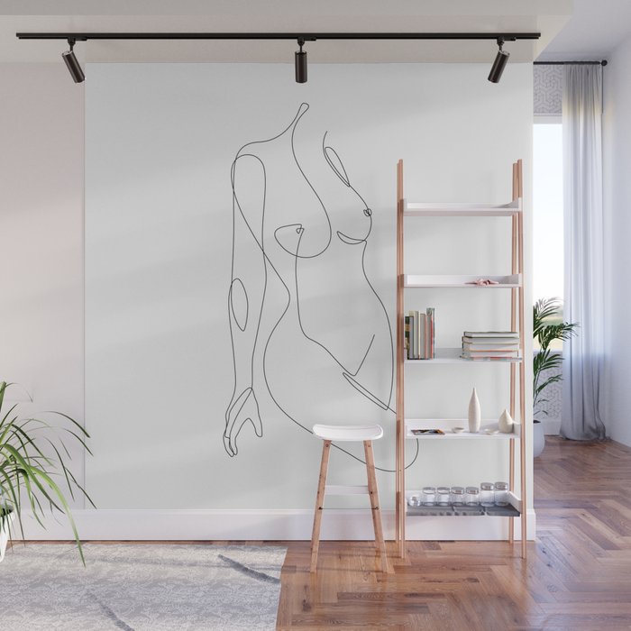Single Nude Wall Mural Gallery Image 1