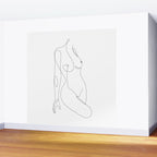 Single Nude Wall Mural Gallery Image 2