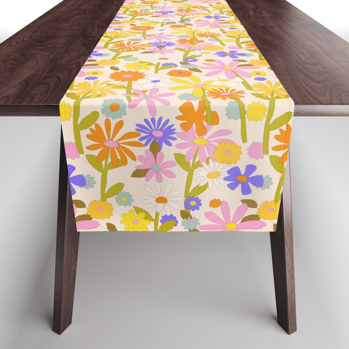 Flower Power Light Table Runner Gallery Image 1