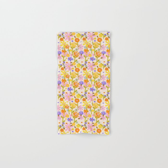 Flower Power Light Hand & Bath Towel Gallery Image 1