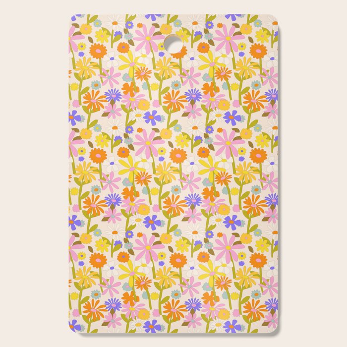 Flower Power Light Cutting Board Gallery Image 1