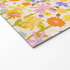 Flower Power Light Welcome Mat Gallery Image 2
