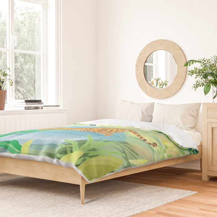 Deep in a Rainforest Duvet Cover Gallery Image 2
