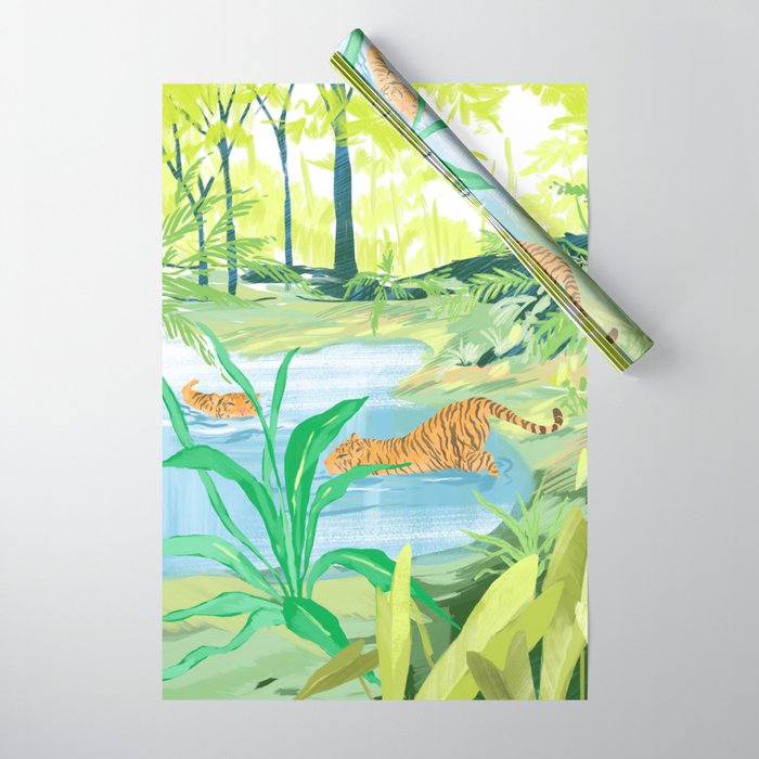 Deep in a Rainforest Wrapping Paper Gallery Image 1