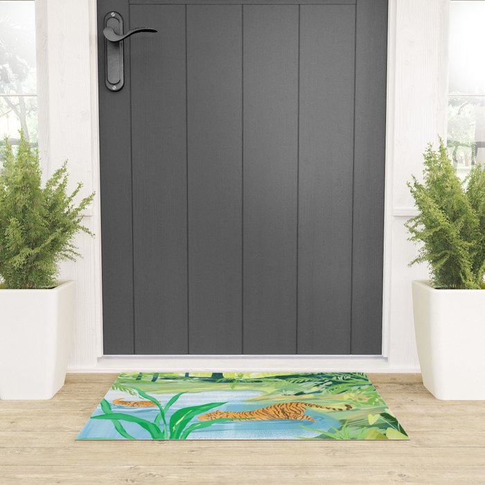 Deep in a Rainforest Welcome Mat Gallery Image 3