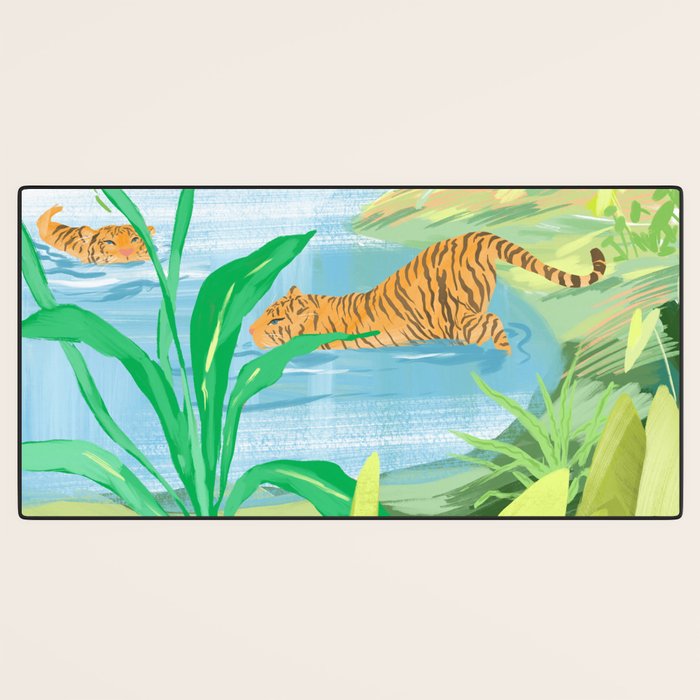 Deep in a Rainforest Desk Mat Gallery Image 3