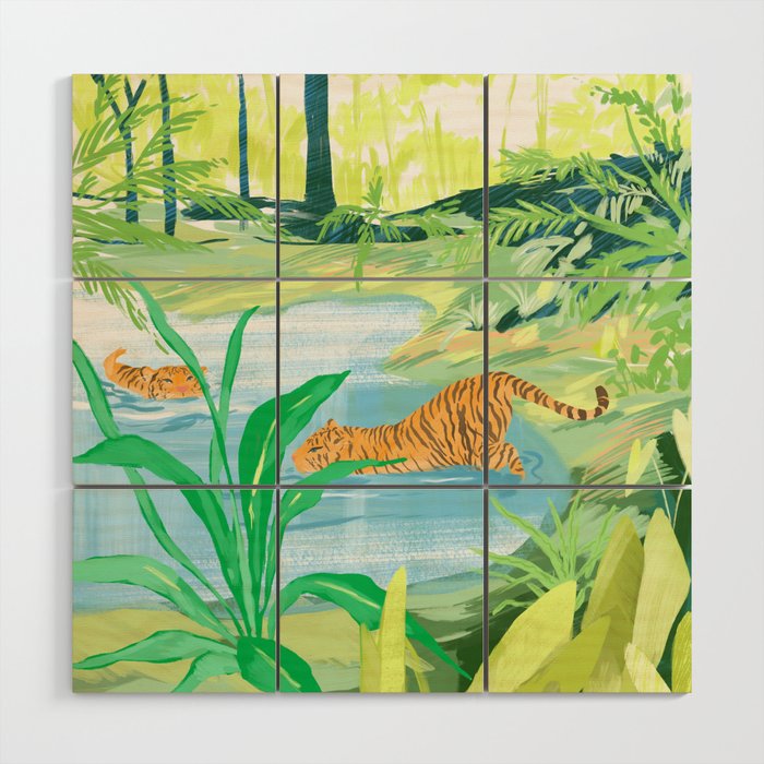 Deep in a Rainforest Wood Wall Art Gallery Image 1