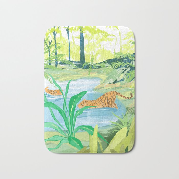 Deep in a Rainforest Bath Mat Gallery Image 1